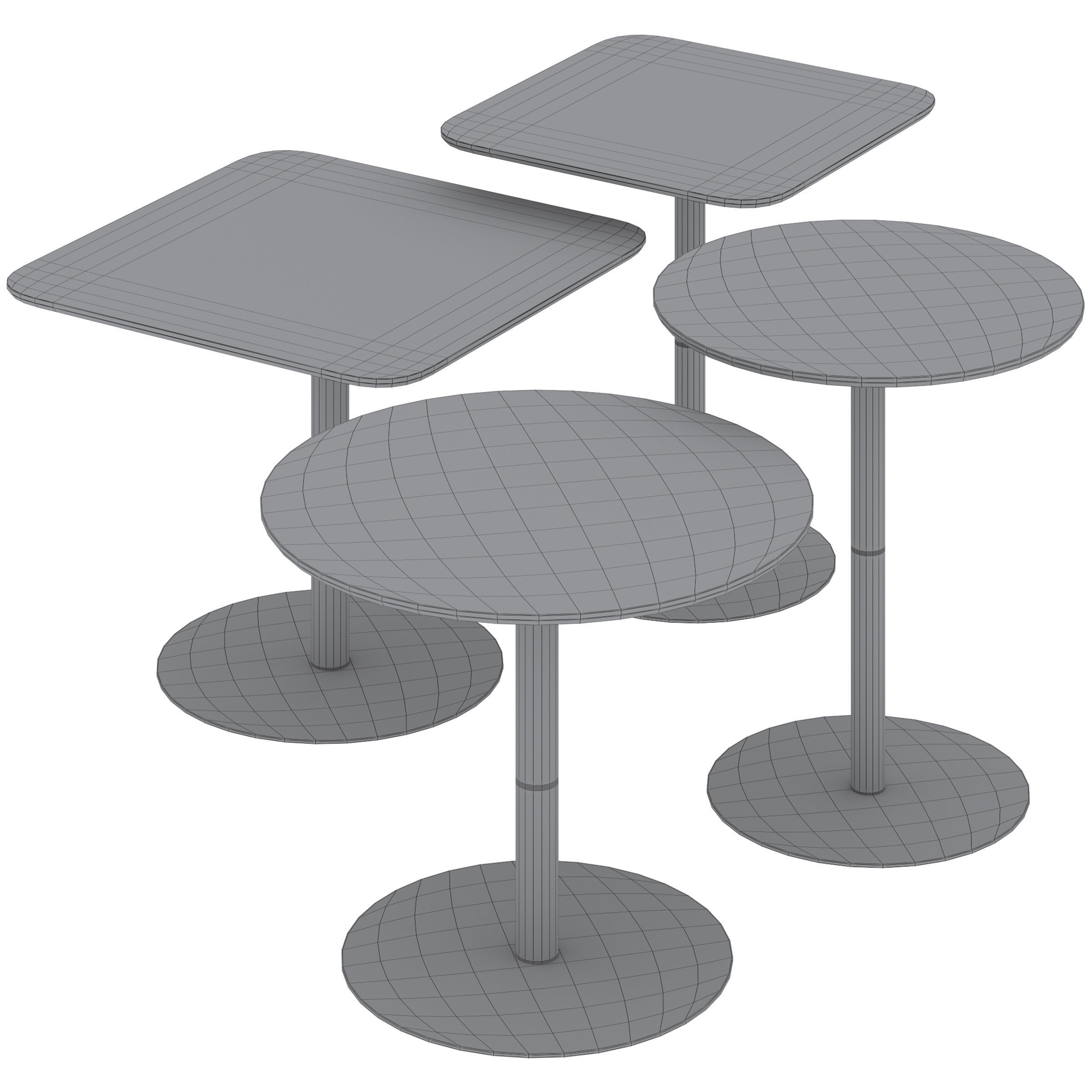 Coffee table Watse by La Forma ex Julia Grup 3D model_4