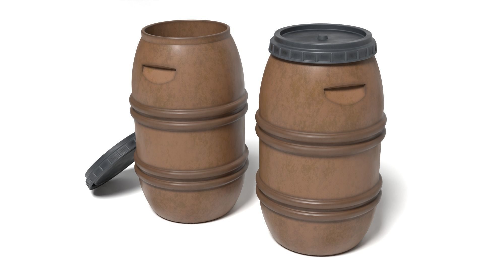 Cargo Storage Barrel 1-6 scale Hottoys  Free 3D print model_2