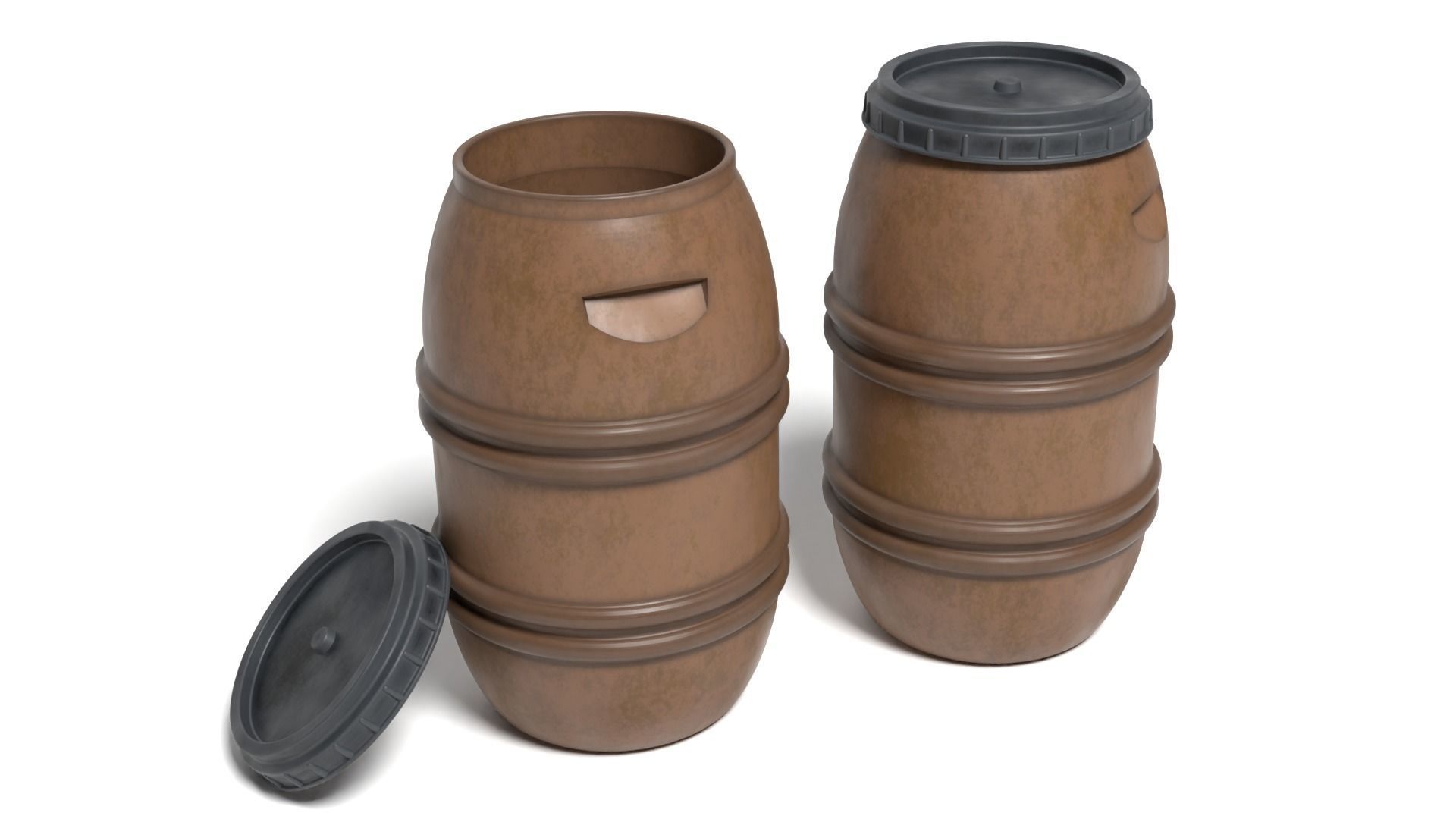 Cargo Storage Barrel 1-12 scale Blackseries  Free 3D print model_2
