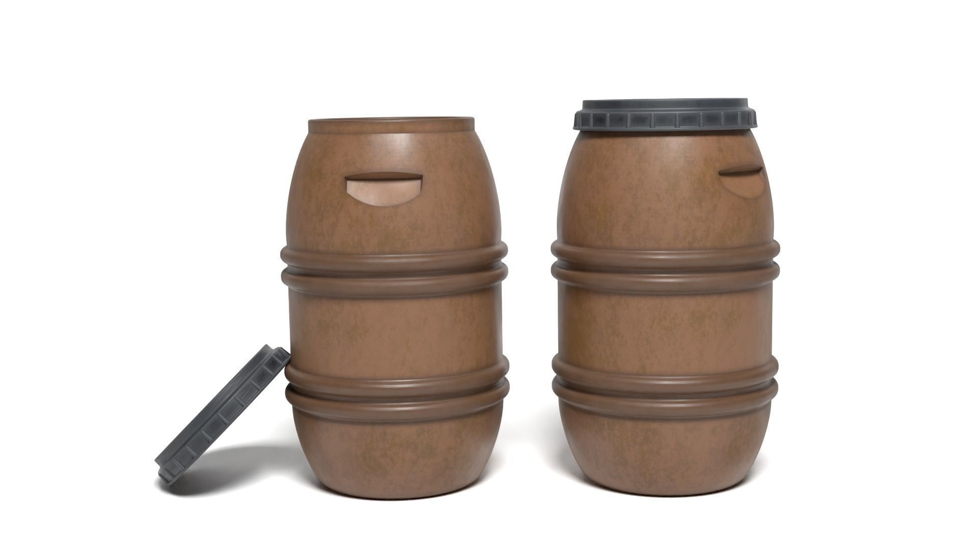 Cargo Storage Barrel 1-18 scale Kenner Hasbro Free 3D print model_4