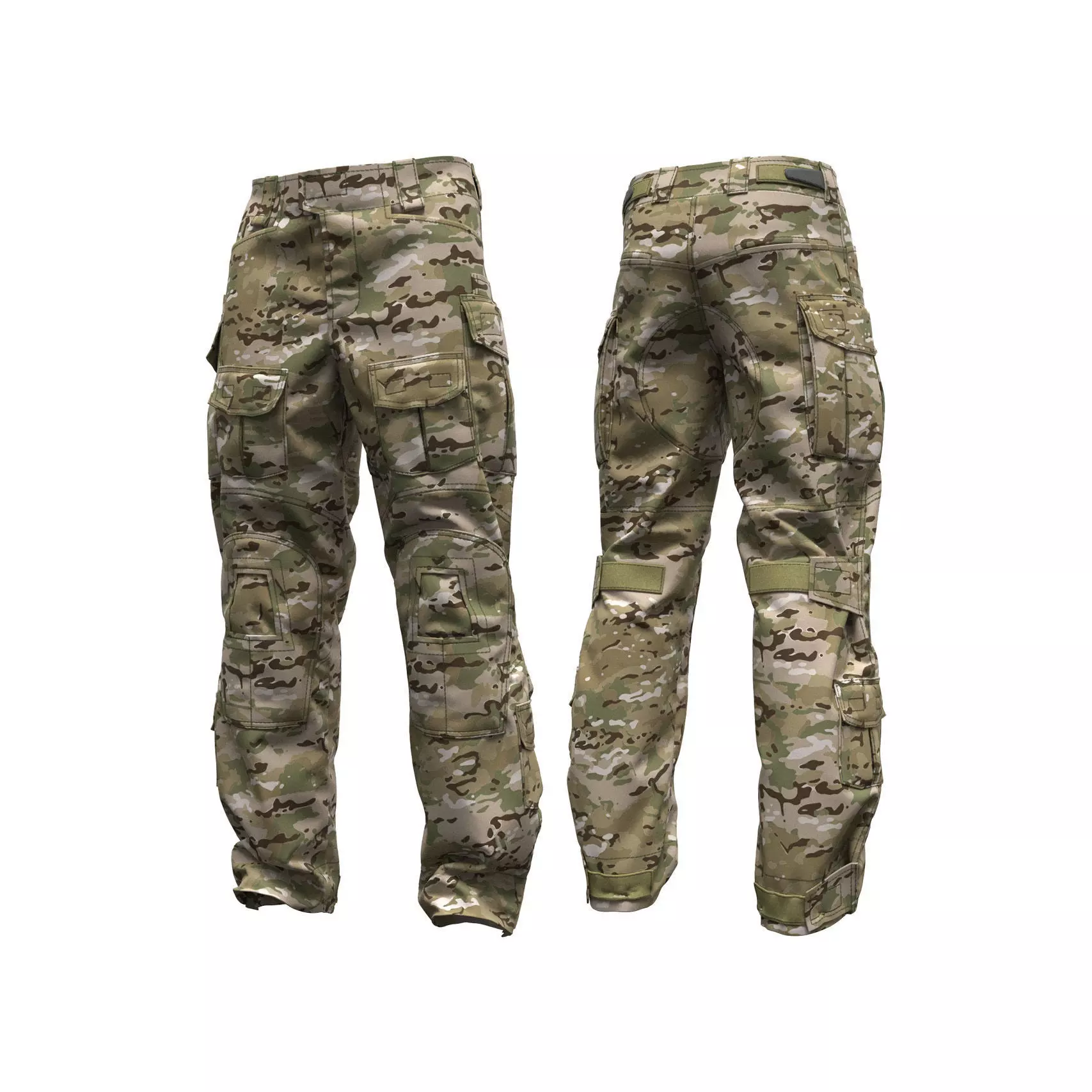 Crye Precision G3 Combat Pants - Marvelous Designer 3D model_0