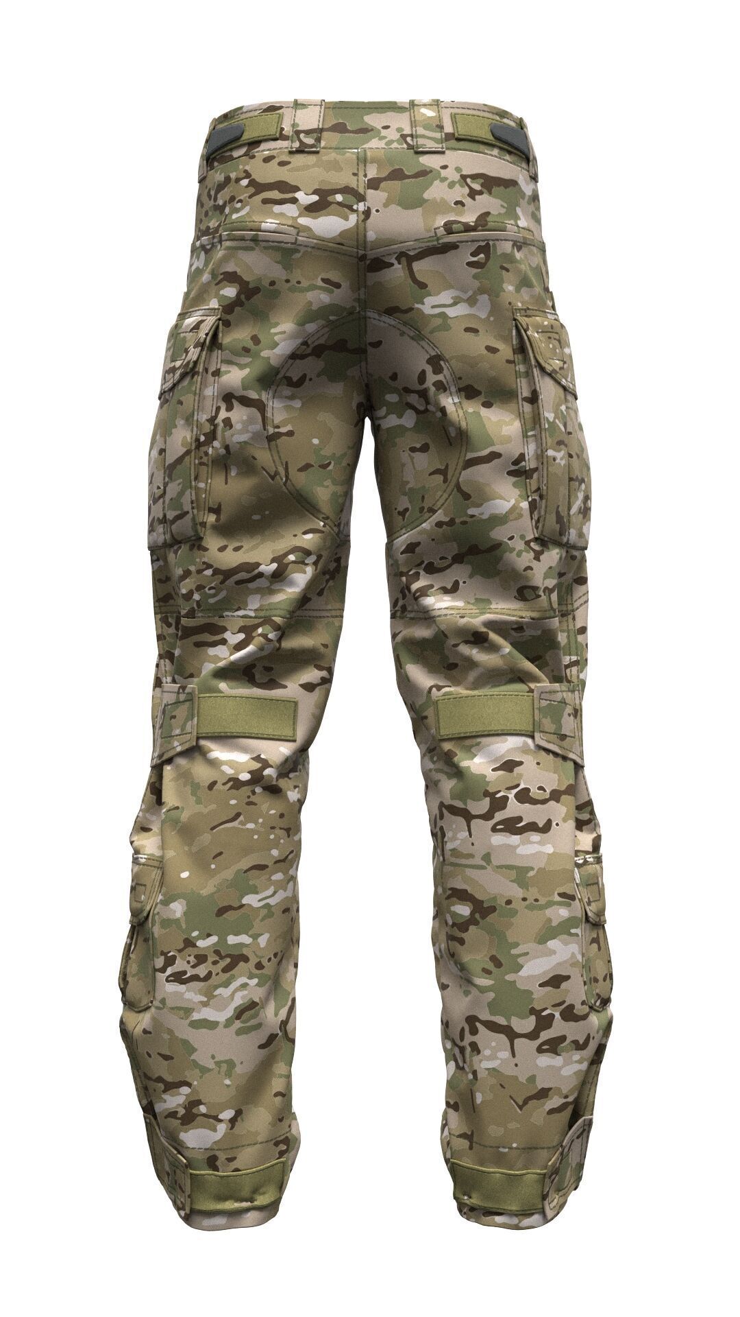 Crye Precision G3 Combat Pants - Marvelous Designer 3D model_11