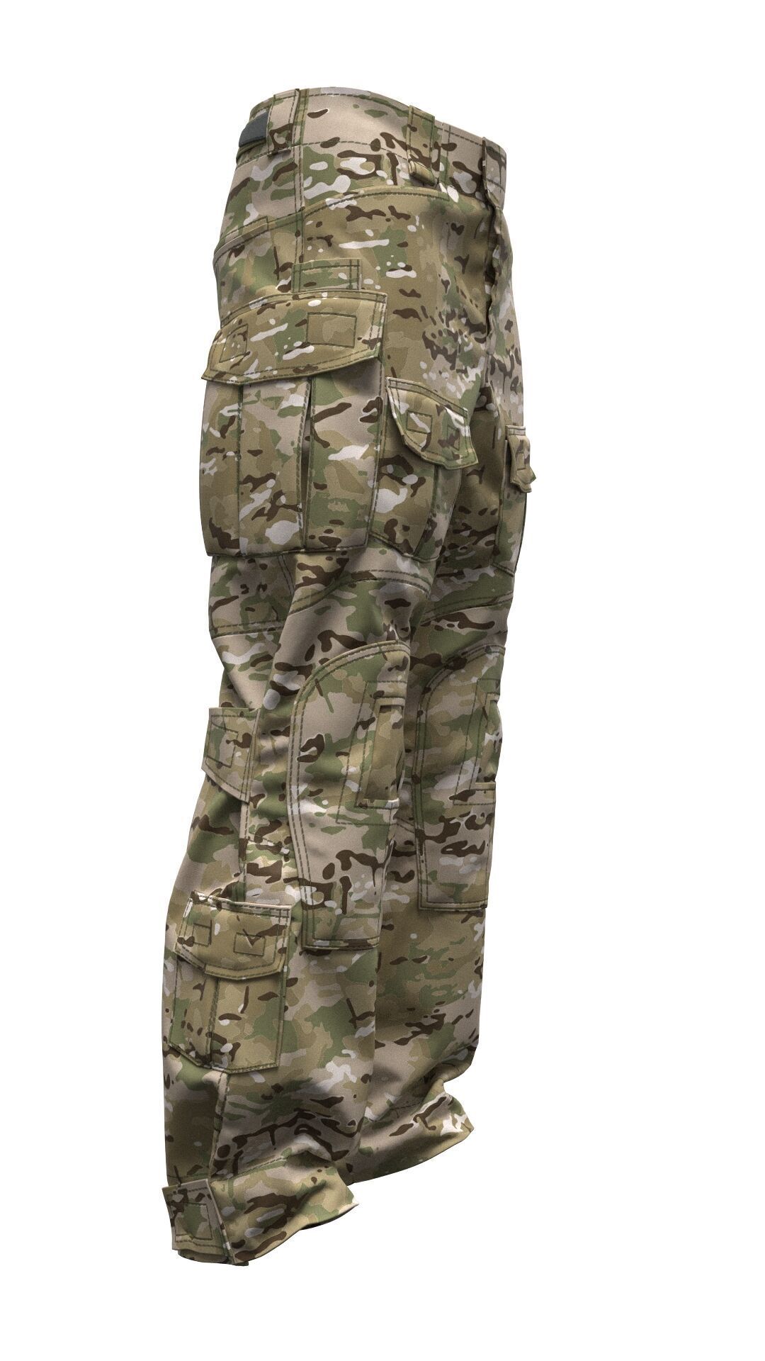 Crye Precision G3 Combat Pants - Marvelous Designer 3D model_6