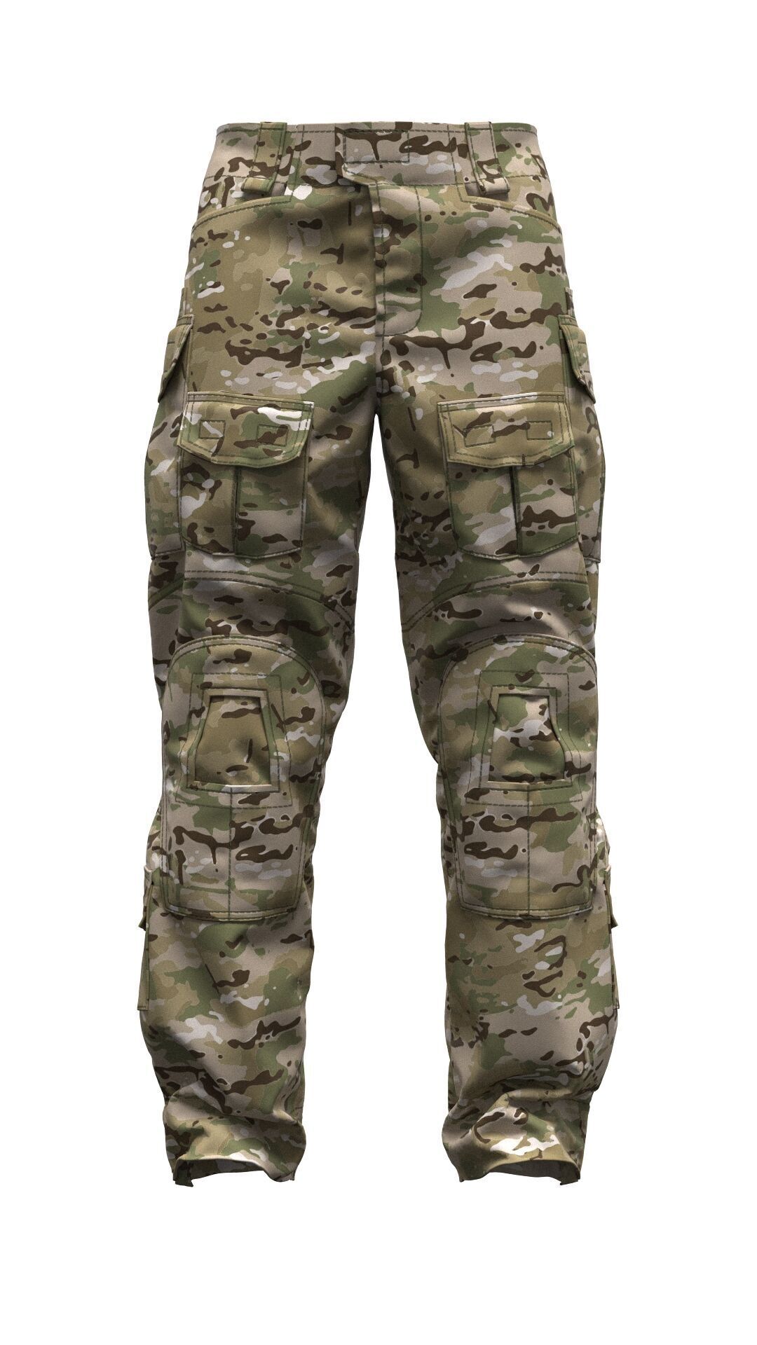 Crye Precision G3 Combat Pants - Marvelous Designer 3D model_3