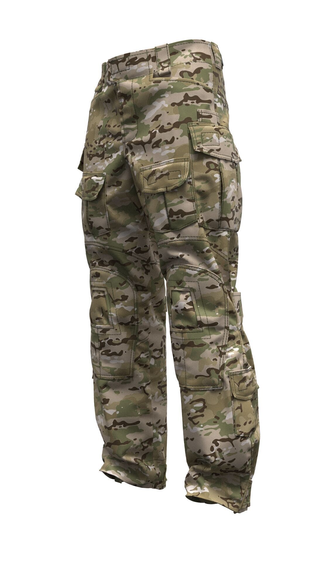Crye Precision G3 Combat Pants - Marvelous Designer 3D model_17