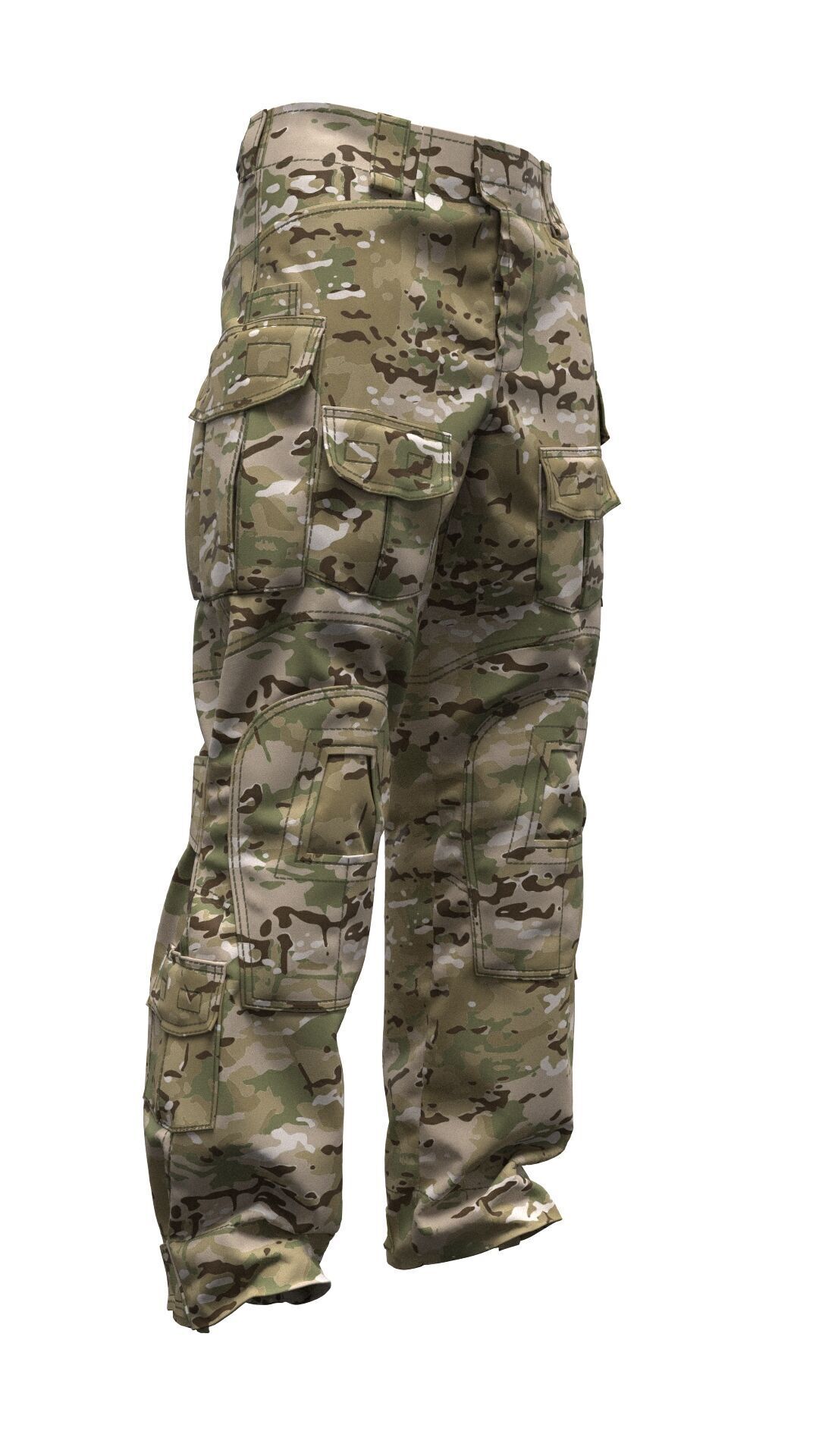 Crye Precision G3 Combat Pants - Marvelous Designer 3D model_5