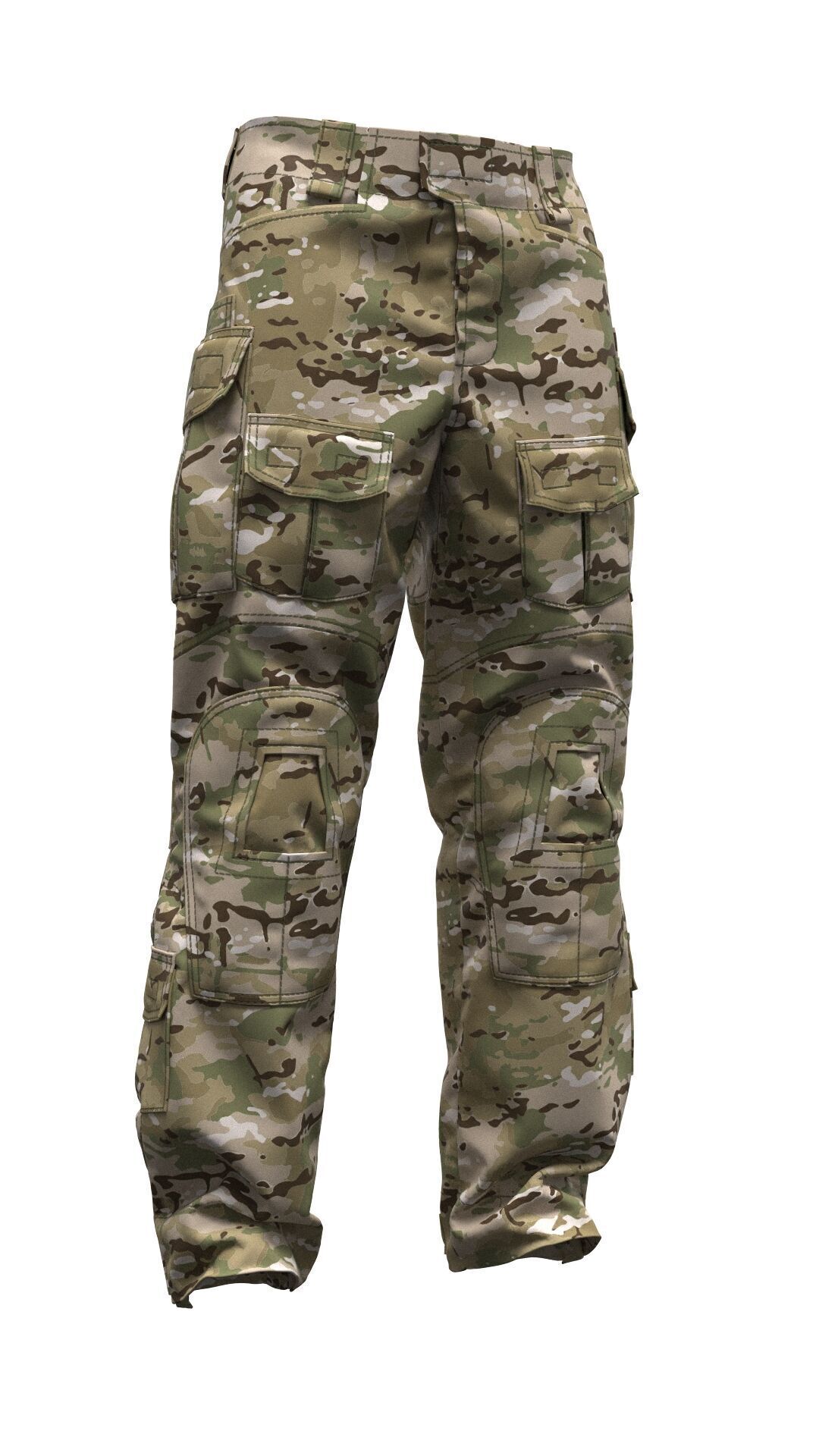 Crye Precision G3 Combat Pants - Marvelous Designer 3D model_4