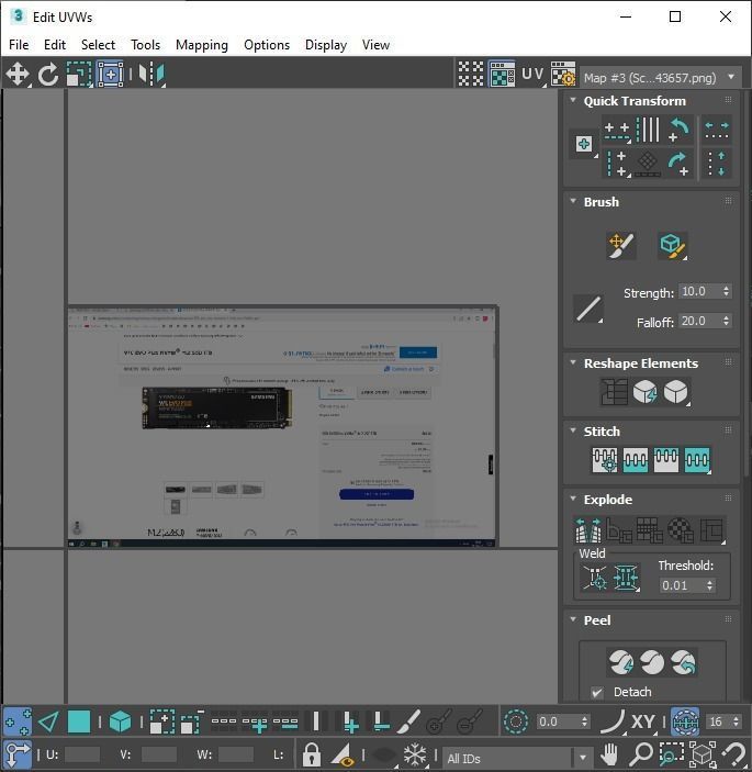 SSD M2 Hard Drive Samsung 970 EVO Plus 3D model_60