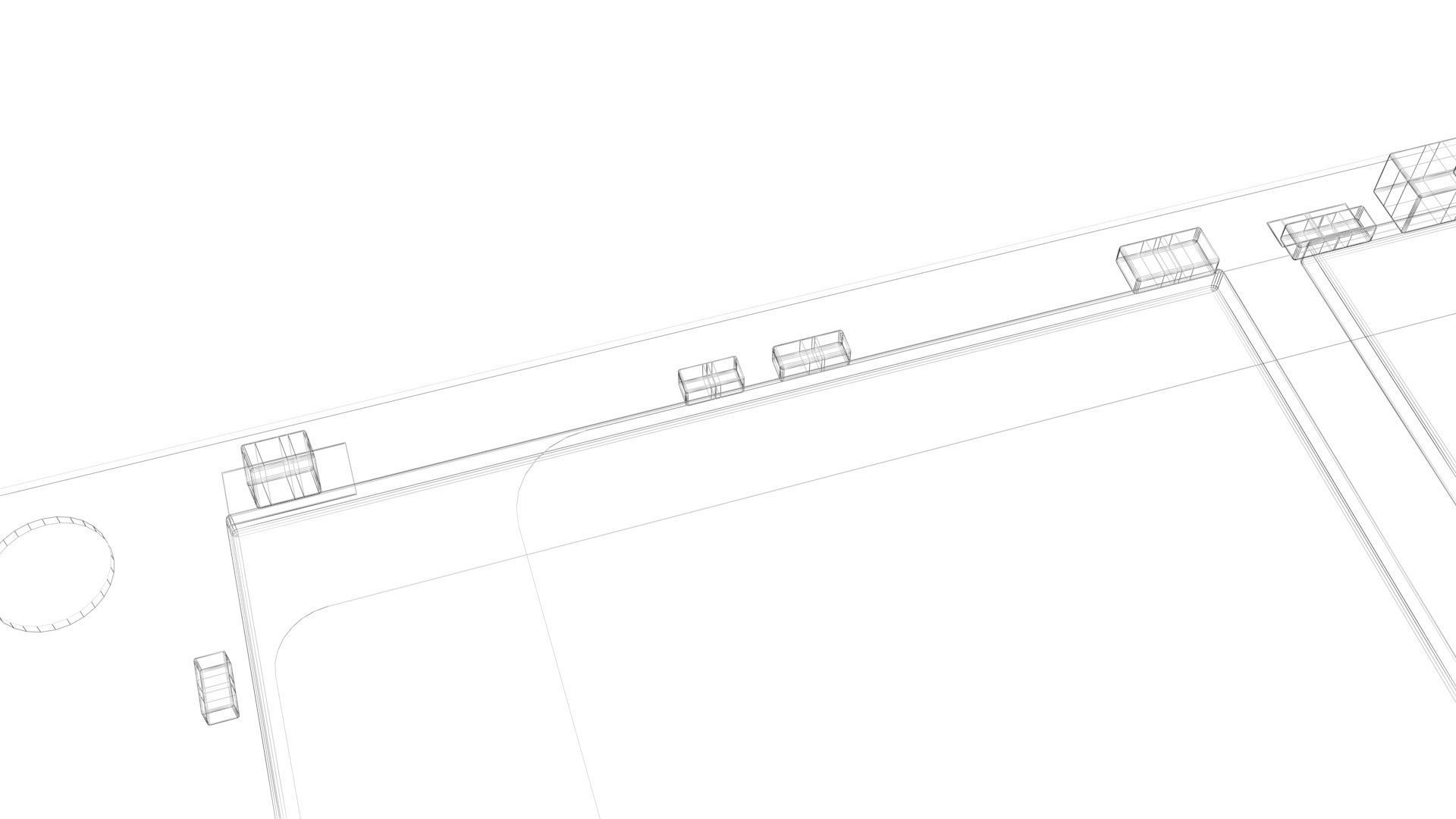 SSD M2 Hard Drive Samsung 970 EVO Plus 3D model_35