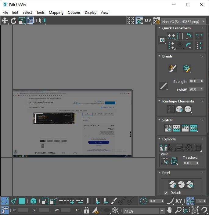 SSD M2 Hard Drive Samsung 970 EVO Plus 3D model_52