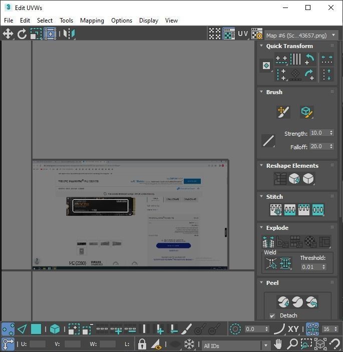 SSD M2 Hard Drive Samsung 970 EVO Plus 3D model_55