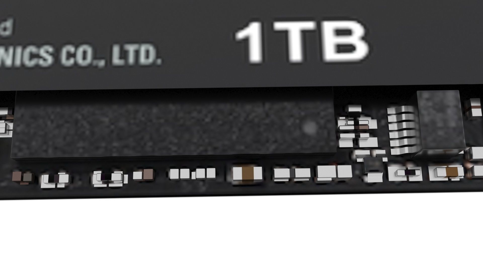 SSD M2 Hard Drive Samsung 970 EVO Plus 3D model_6