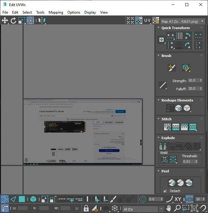 SSD M2 Hard Drive Samsung 970 EVO Plus 3D model_61