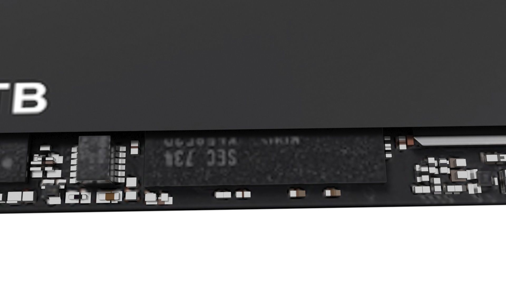 SSD M2 Hard Drive Samsung 970 EVO Plus 3D model_7