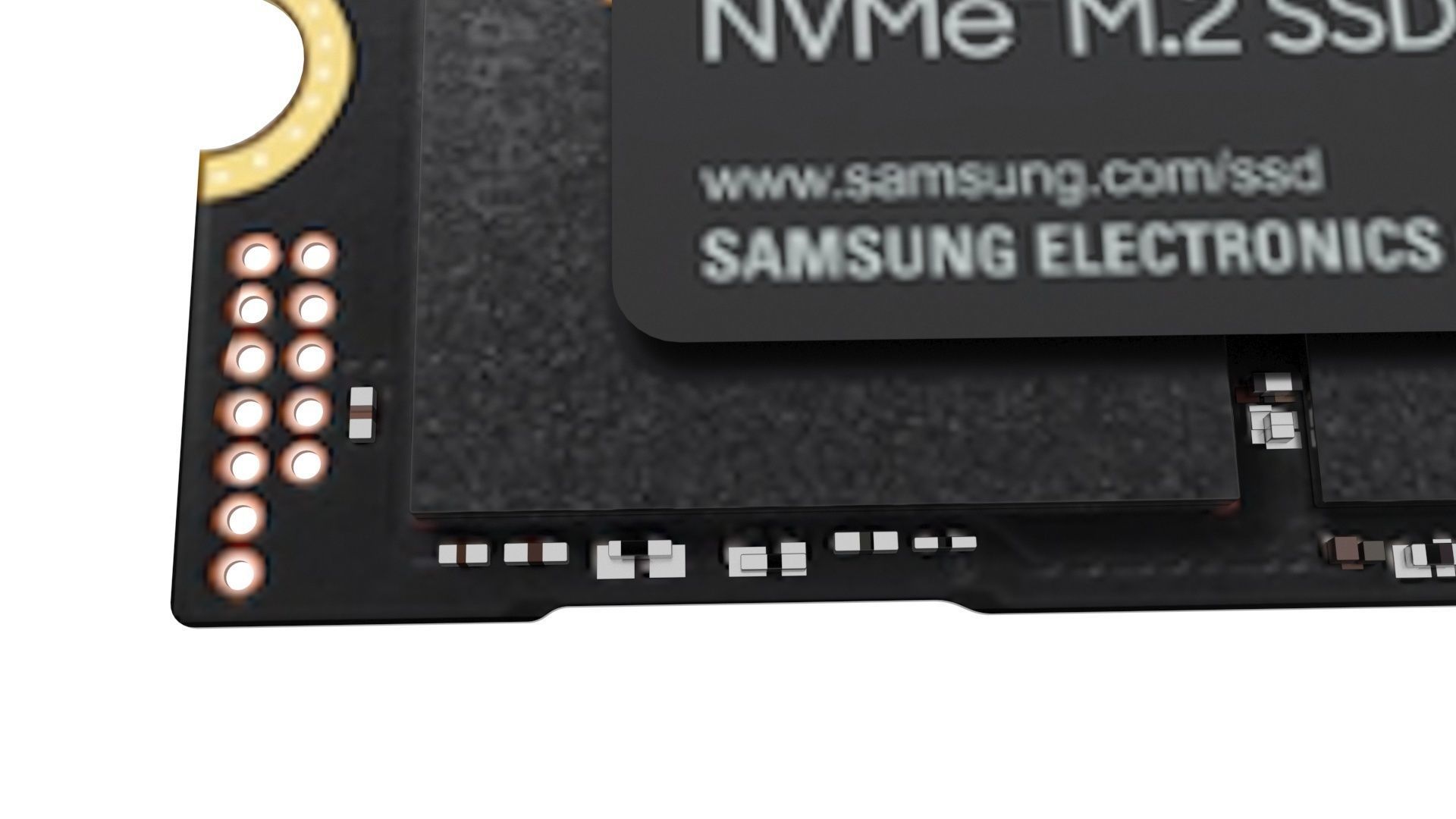 SSD M2 Hard Drive Samsung 970 EVO Plus 3D model_14