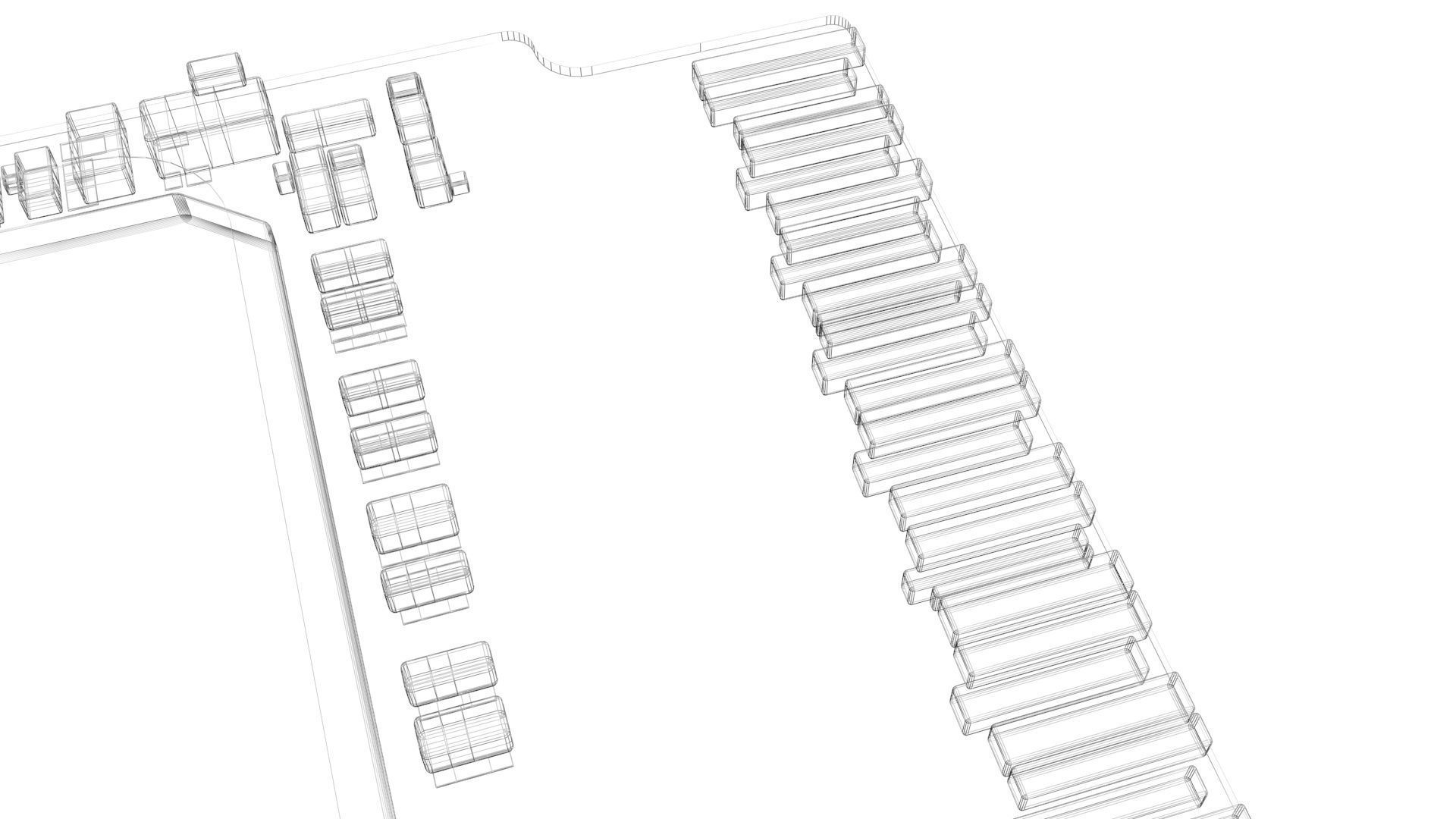SSD M2 Hard Drive Samsung 970 EVO Plus 3D model_30