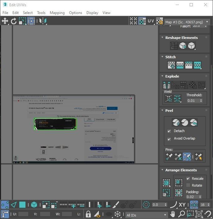 SSD M2 Hard Drive Samsung 970 EVO Plus 3D model_51