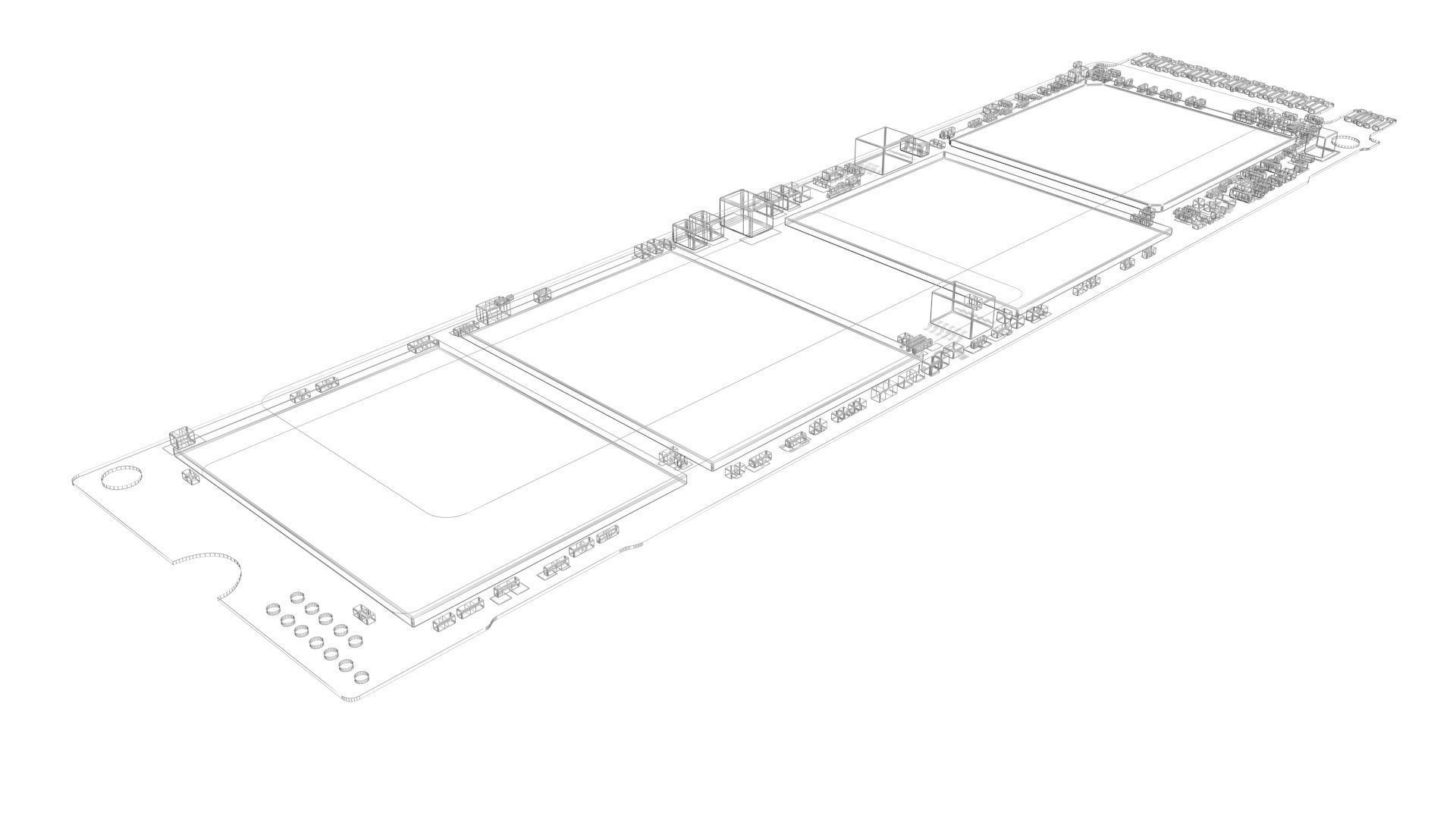 SSD M2 Hard Drive Samsung 970 EVO Plus 3D model_21