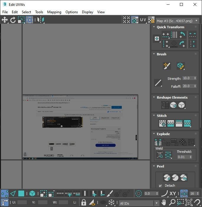 SSD M2 Hard Drive Samsung 970 EVO Plus 3D model_56