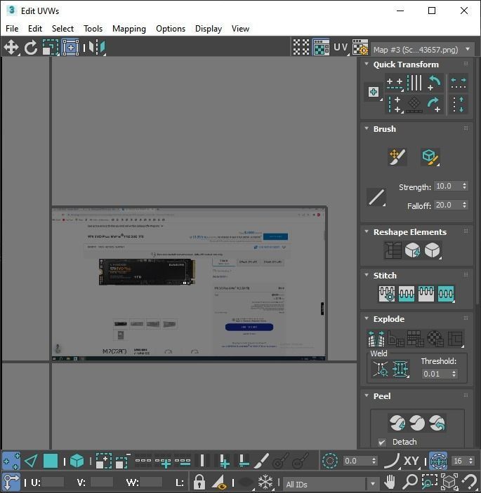 SSD M2 Hard Drive Samsung 970 EVO Plus 3D model_58