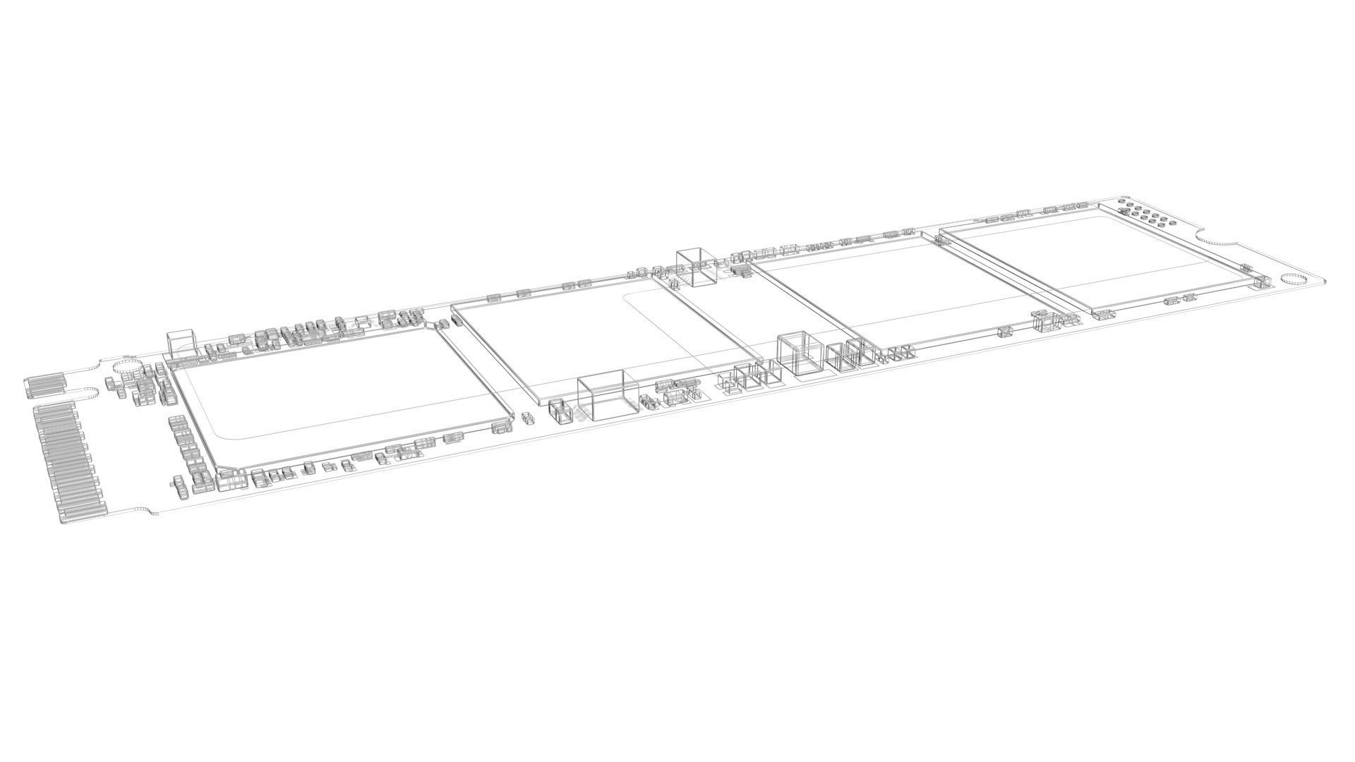 SSD M2 Hard Drive Samsung 970 EVO Plus 3D model_23