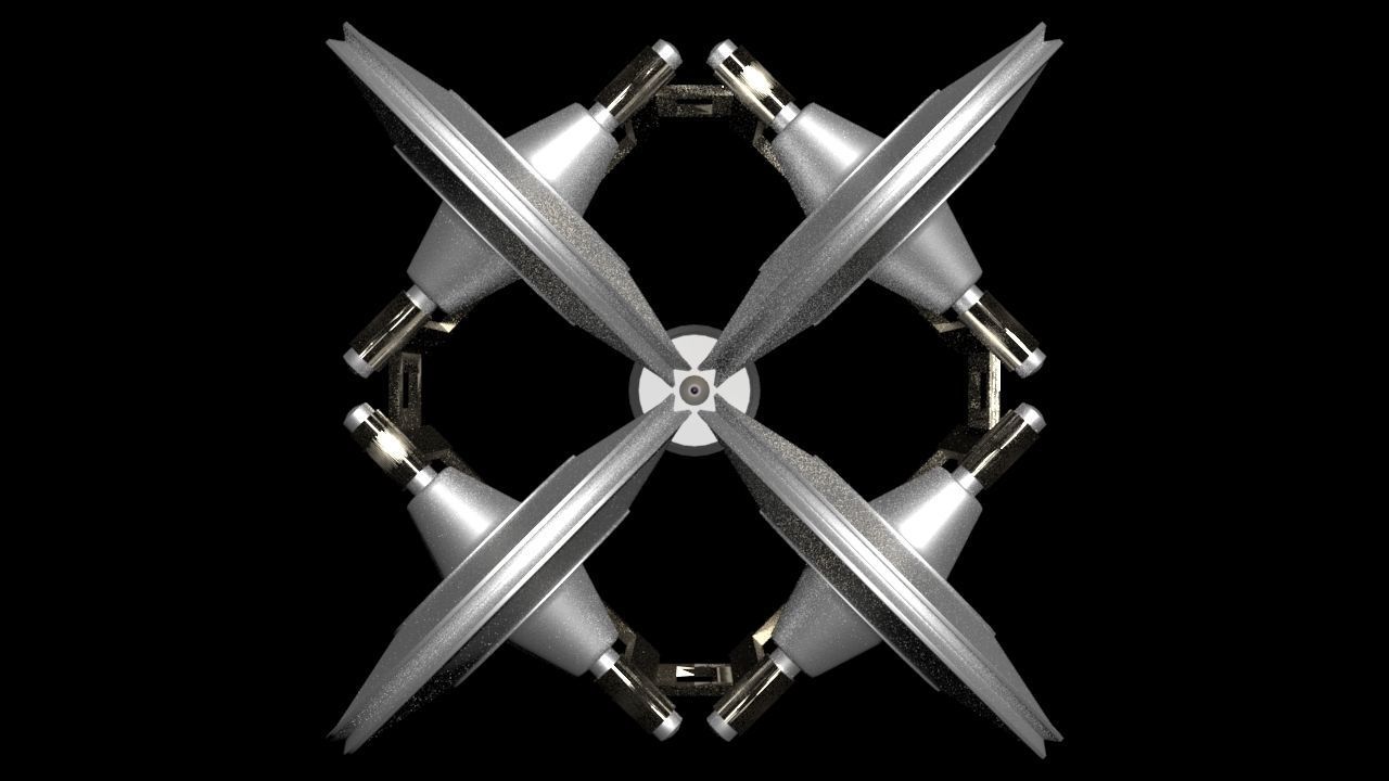 Flame Licking Quadro Gyro - Toy Concept 3D print model_3