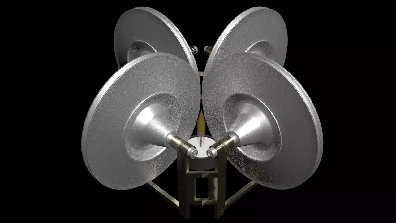 Flame Licking Quadro Gyro - Toy Concept 3D print model_0