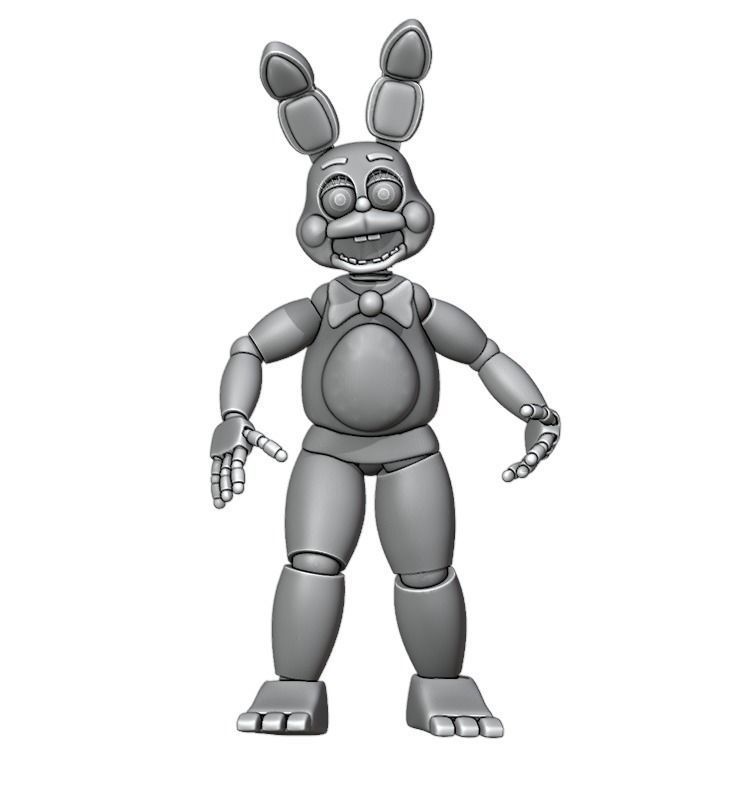 Toy Bonnie 3D print model_5