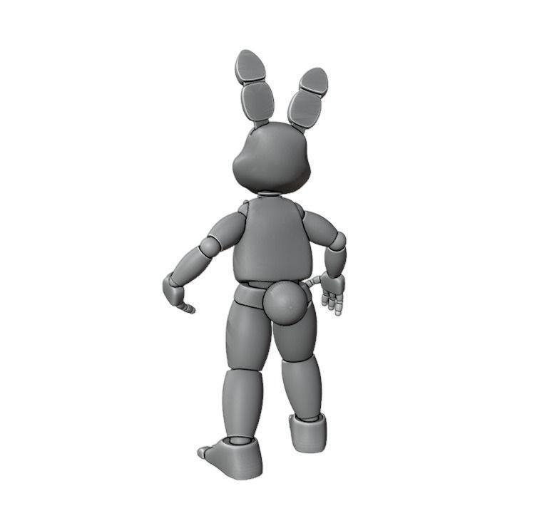 Toy Bonnie 3D print model_2