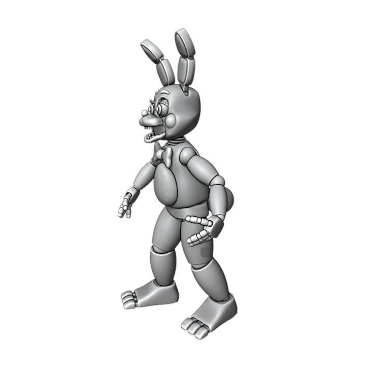 Toy Bonnie 3D print model_1