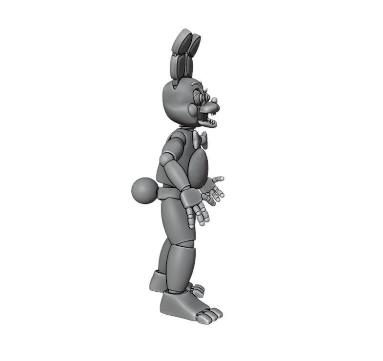 Toy Bonnie 3D print model_3
