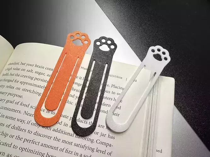 Cat paw Bookmark