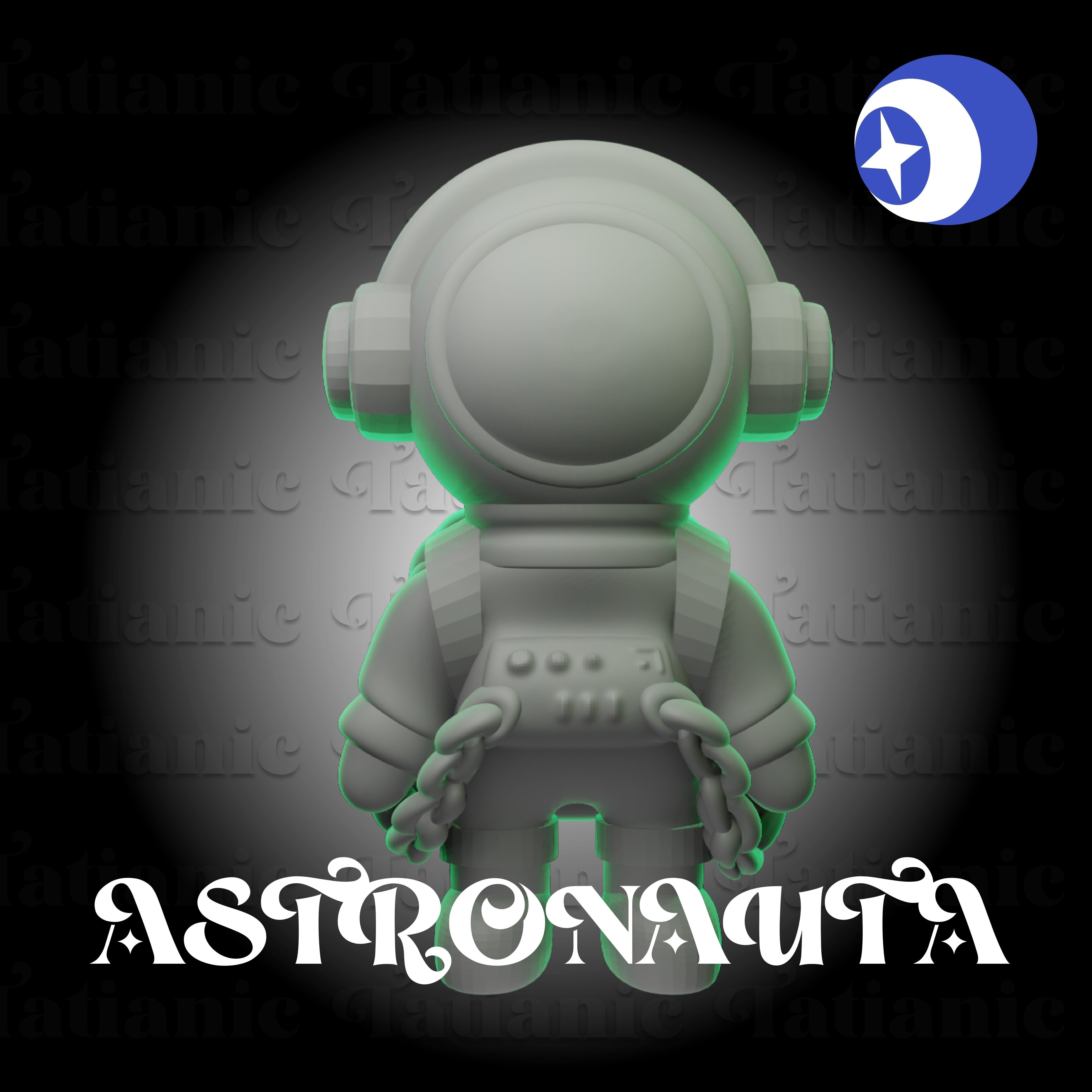 ASTRONAUTA - EN EL ESPACIO 3D print model_9