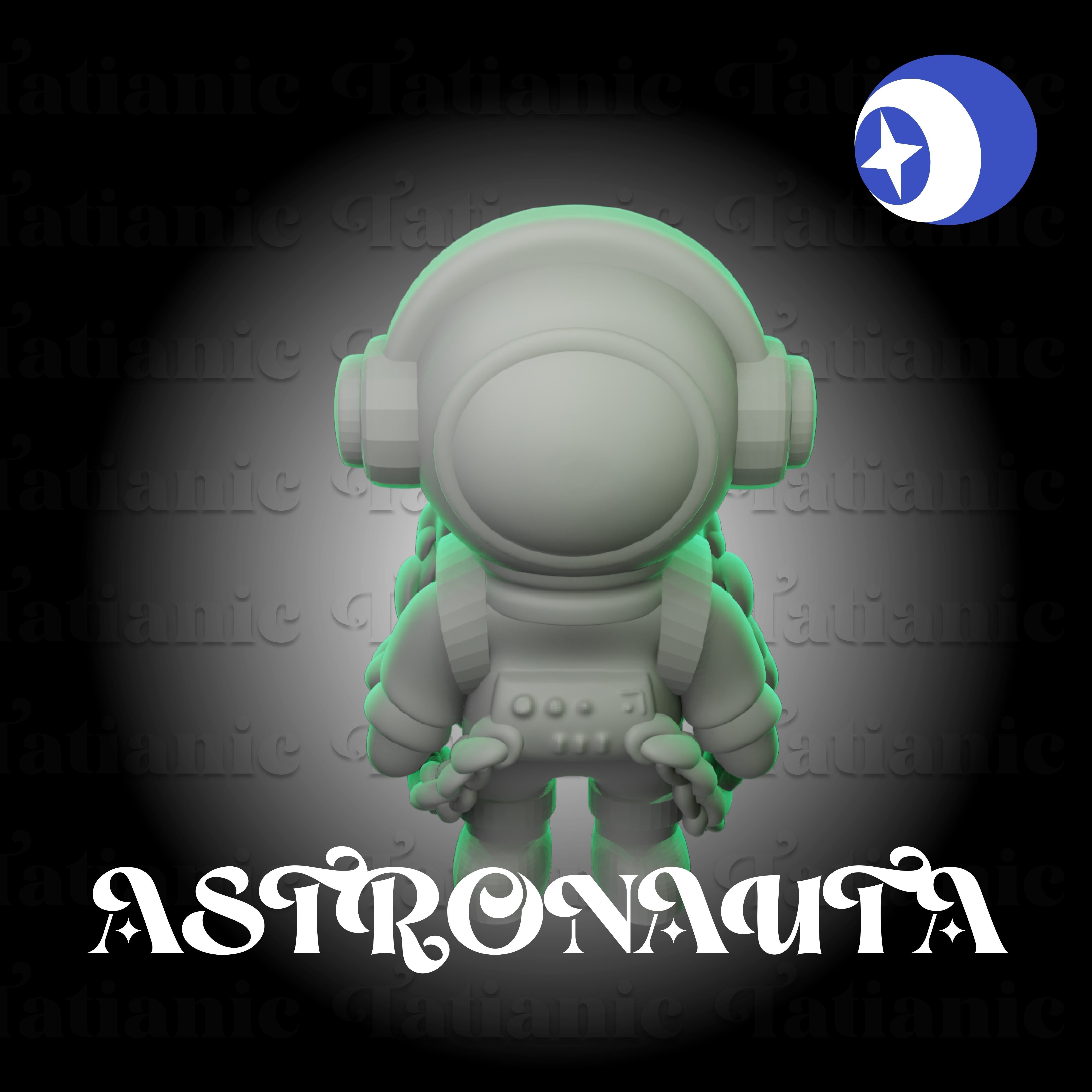 ASTRONAUTA - EN EL ESPACIO 3D print model_7