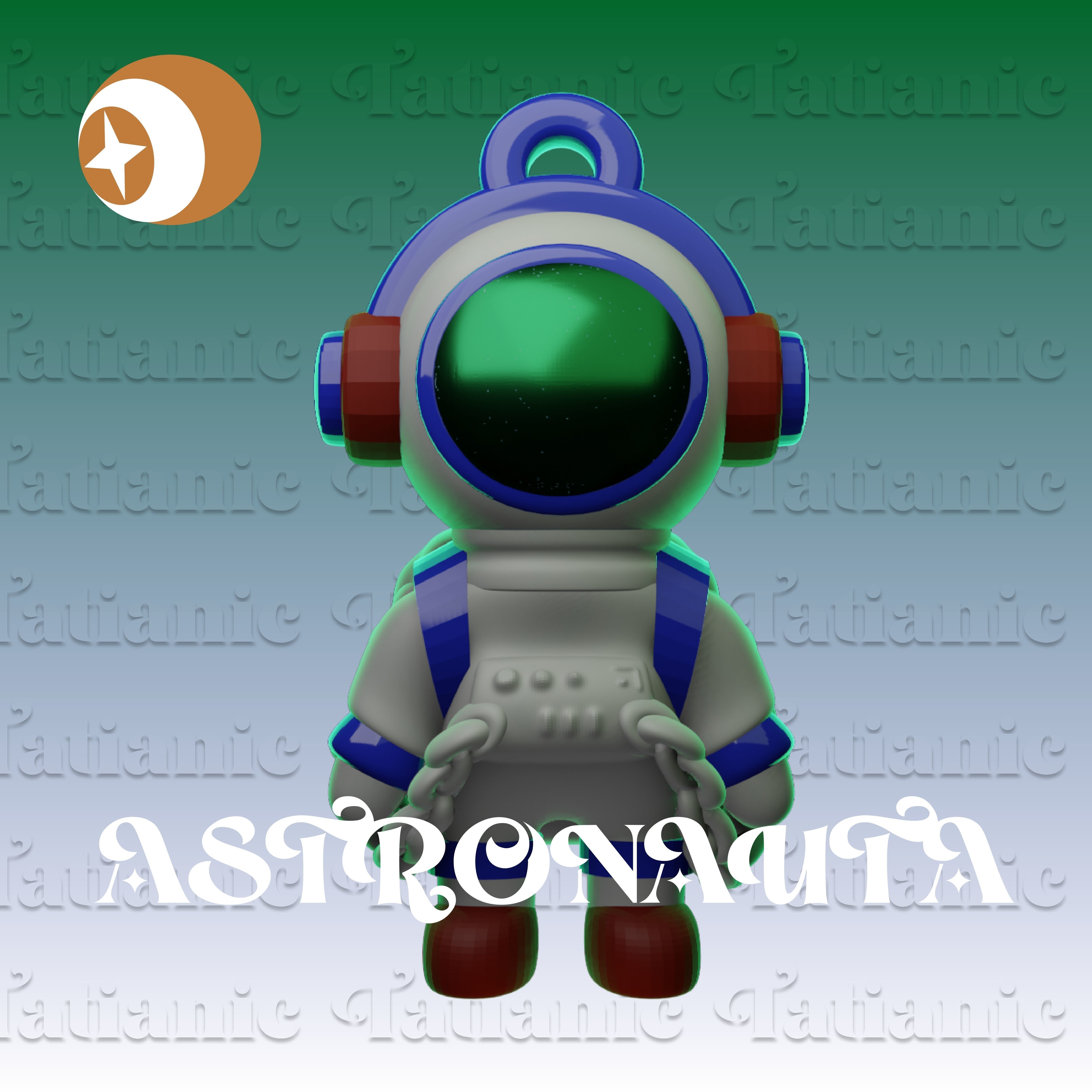 ASTRONAUTA - EN EL ESPACIO 3D print model_14