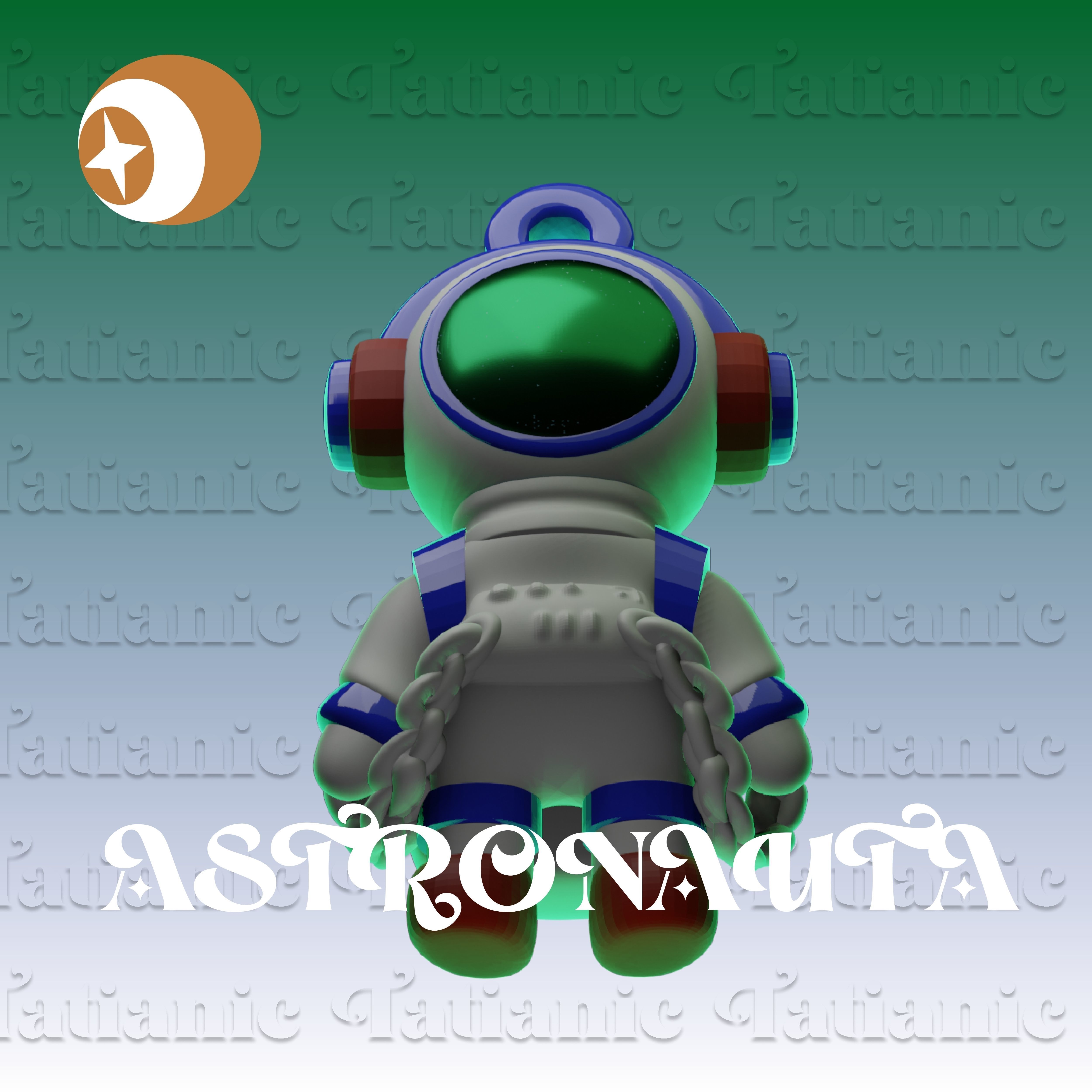 ASTRONAUTA - EN EL ESPACIO 3D print model_13