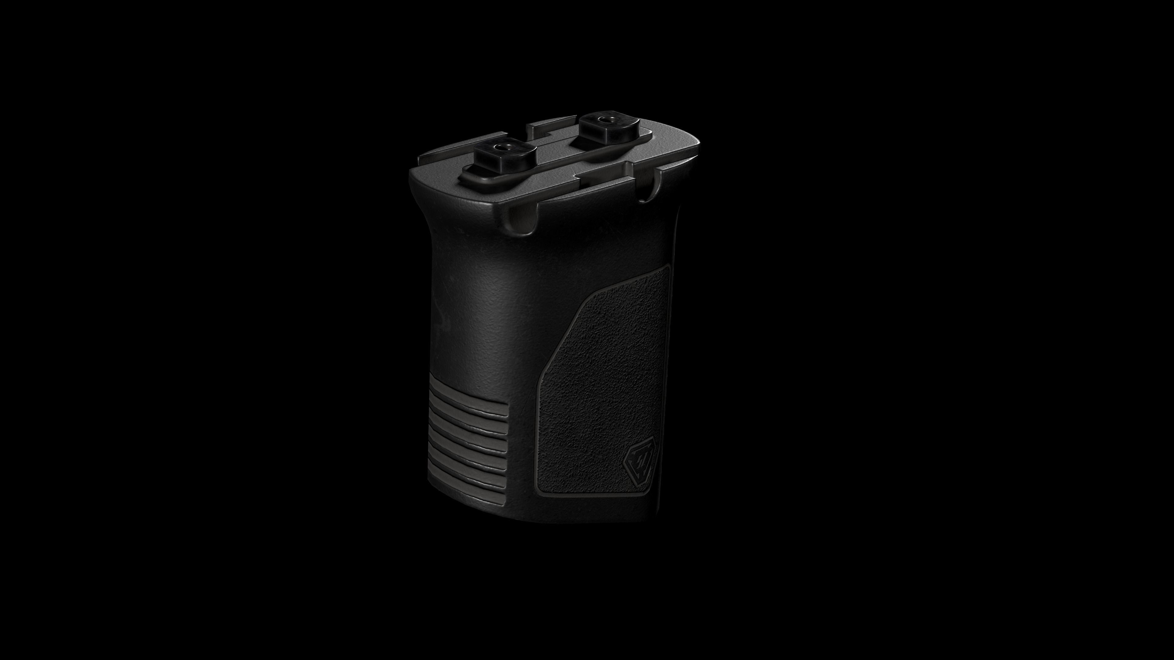 Strike Industries M-LOK Angled Vertical Grip Low-poly 3D model_4