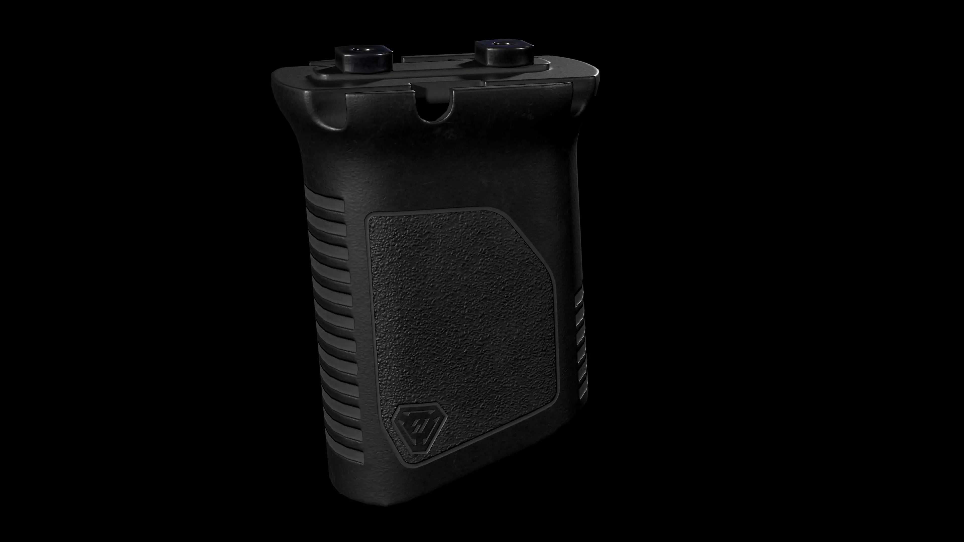 Strike Industries M-LOK Angled Vertical Grip Low-poly 3D model_0