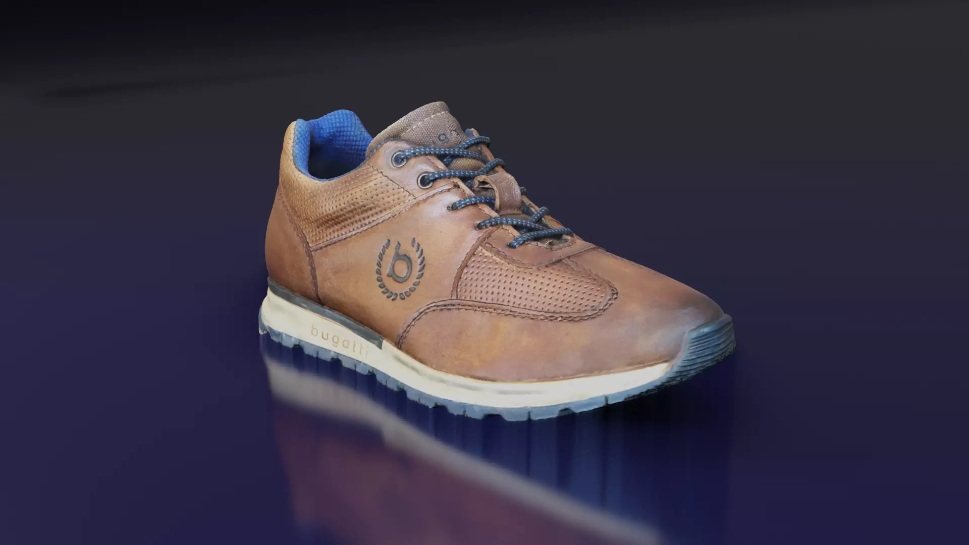 Sneakers Bugatti Clean scan 3D model_0