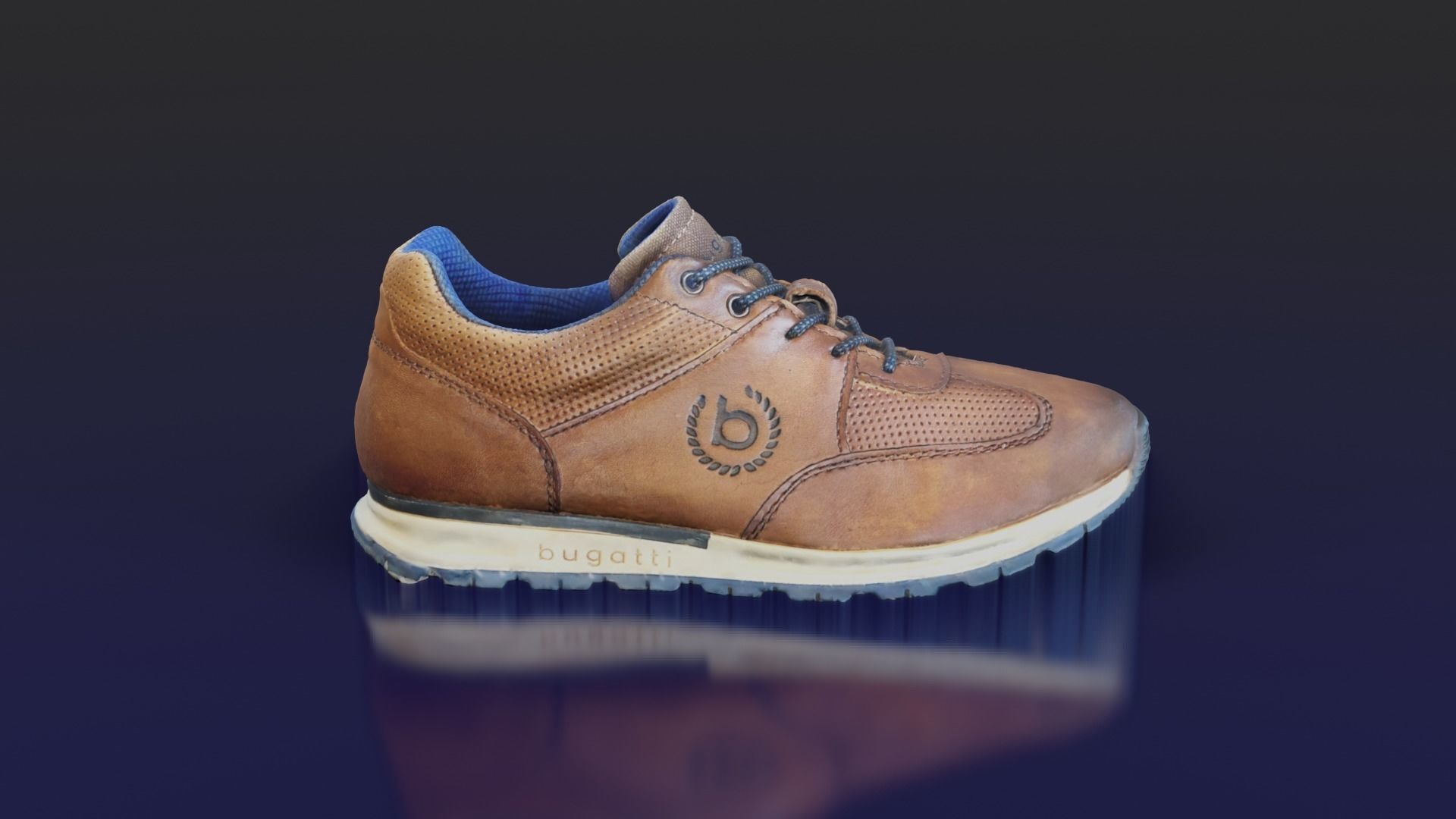 Sneakers Bugatti Clean scan 3D model_1