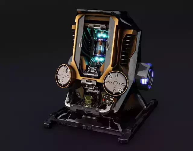 Power shard coffee machine in Satisfactory style