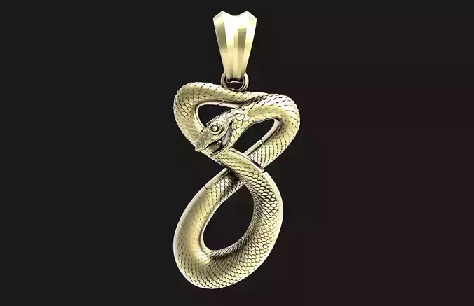 Snake pendant