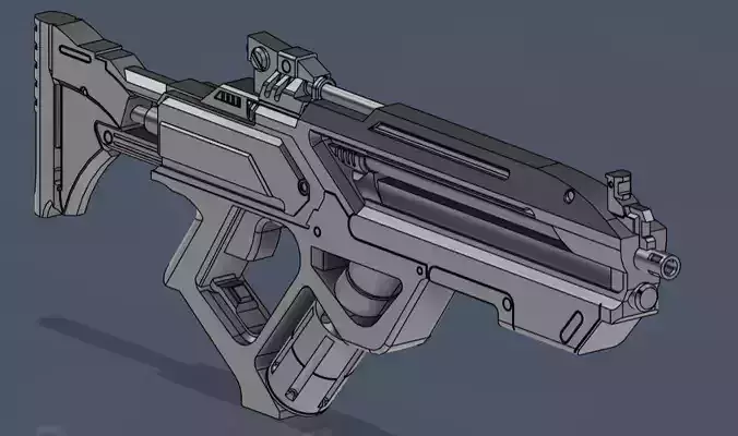 Futuristic MachineGun