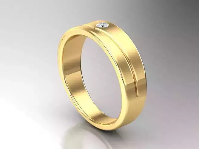  Halo  Engagement Ring 1WR67 3D print model