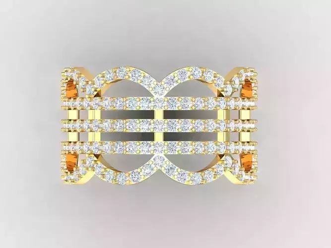 Natural Diamond Milgrain Halo Solitaire Engagement Ring 1WR53