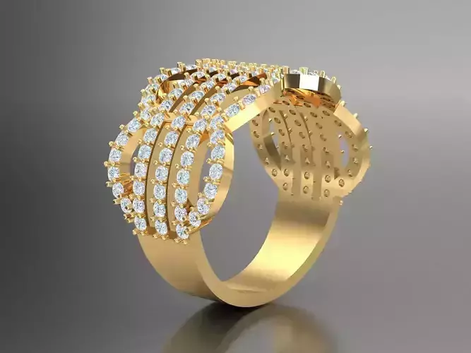 Natural Diamond Milgrain Halo Solitaire Engagement Ring 1WR52