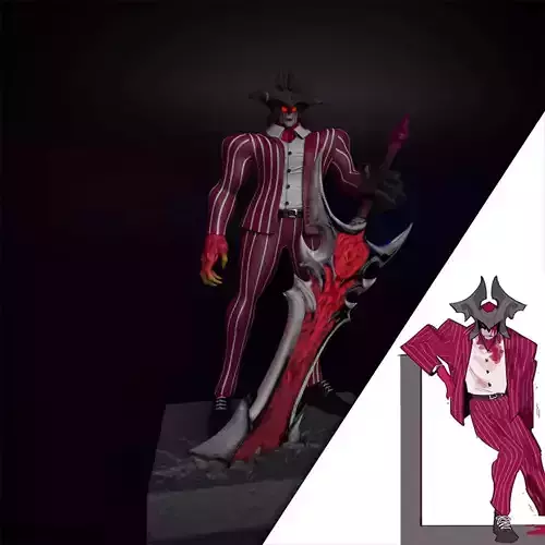 Aatrox Corporate League of legends Archivo Stl de impresion 3D