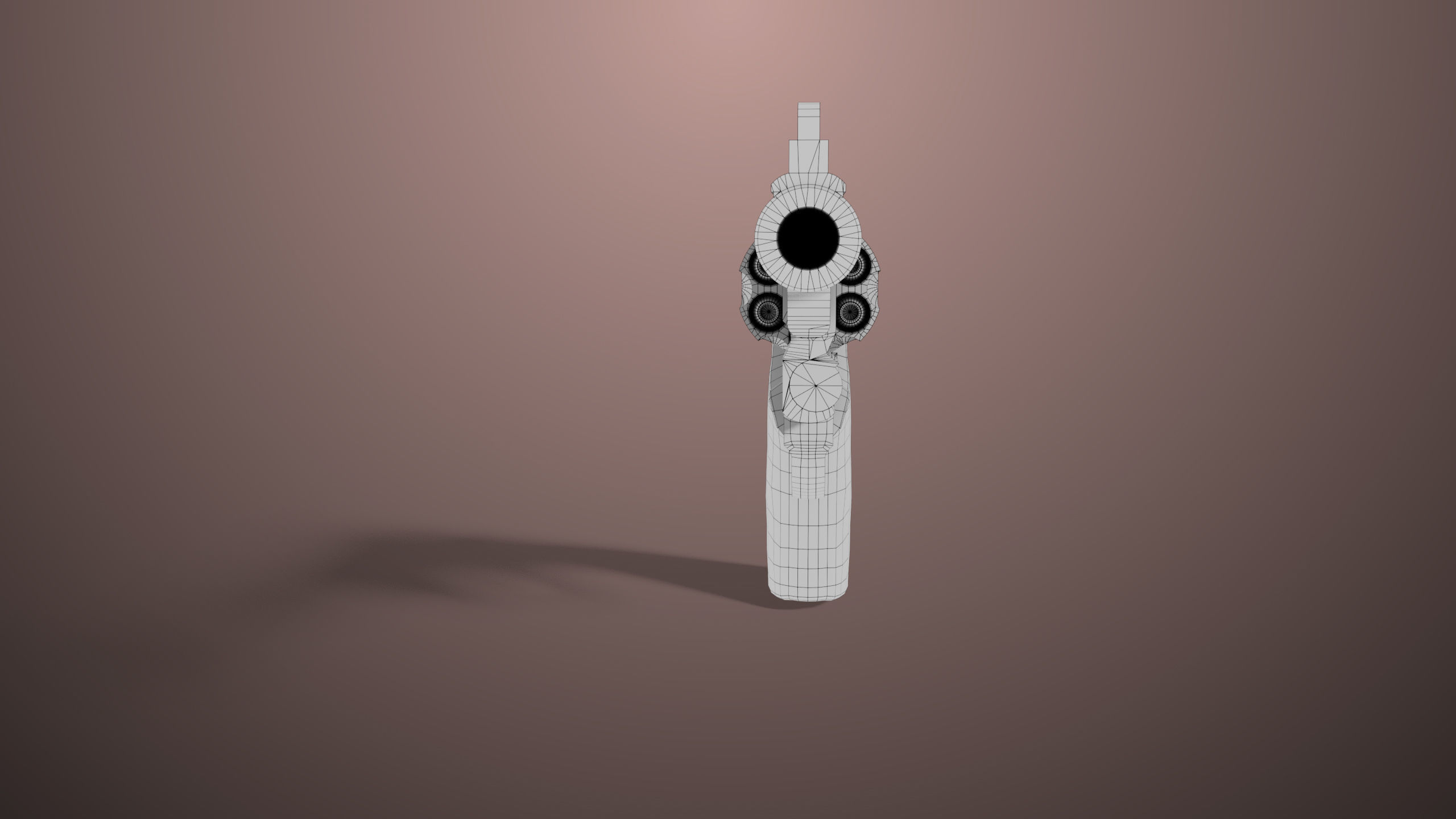 Revolver 01 Model M29 All PBR Unity UE Textures Low-poly 3D model_22