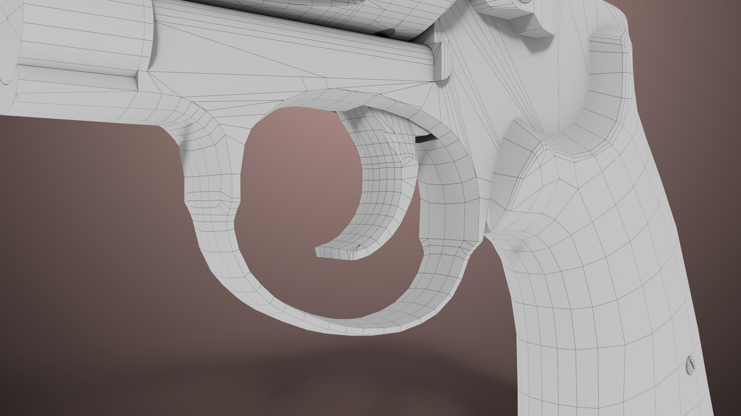 Revolver 01 Model M29 All PBR Unity UE Textures Low-poly 3D model_29