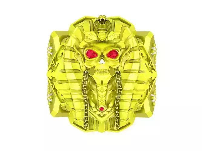 Egyptian King Pharaoh Statement Ring 7623A 3D print model